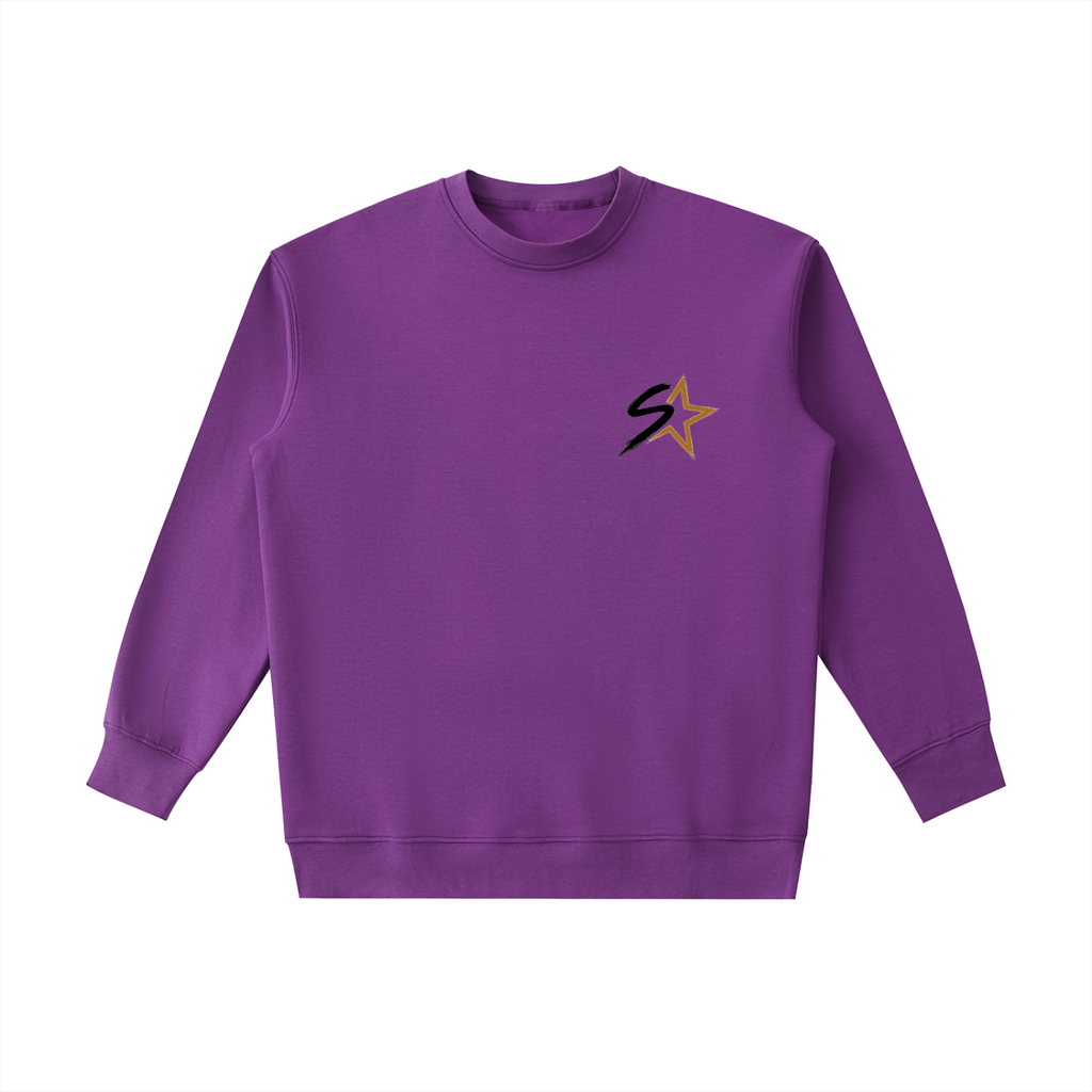 baggy crew-neck
