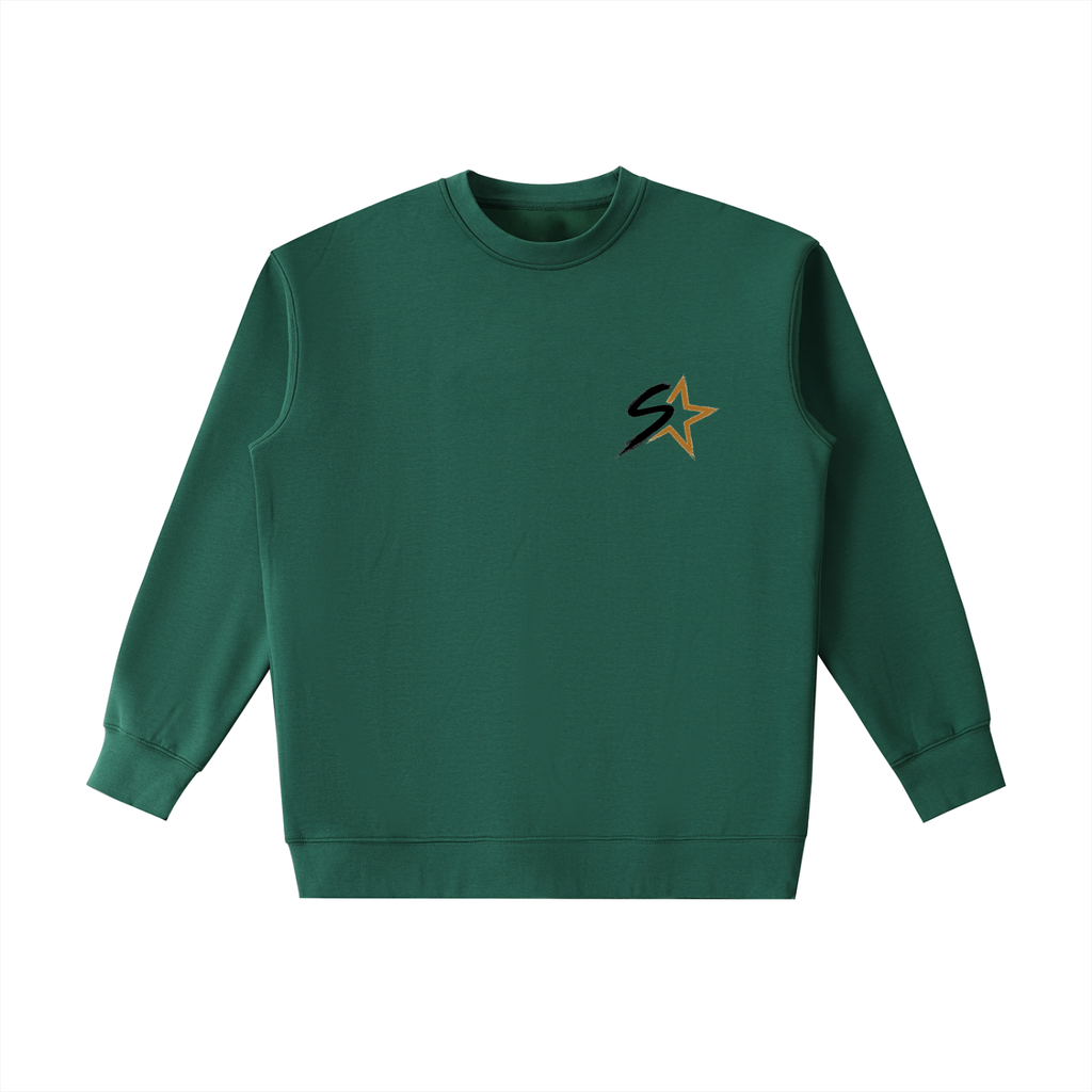 baggy crew-neck
