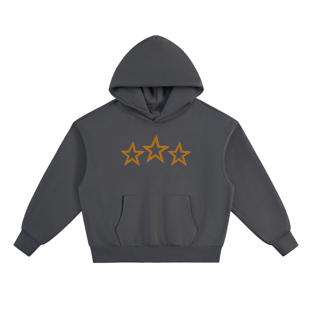 baggy 3 stars hoodie