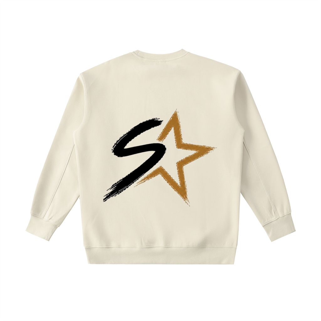 baggy crew-neck