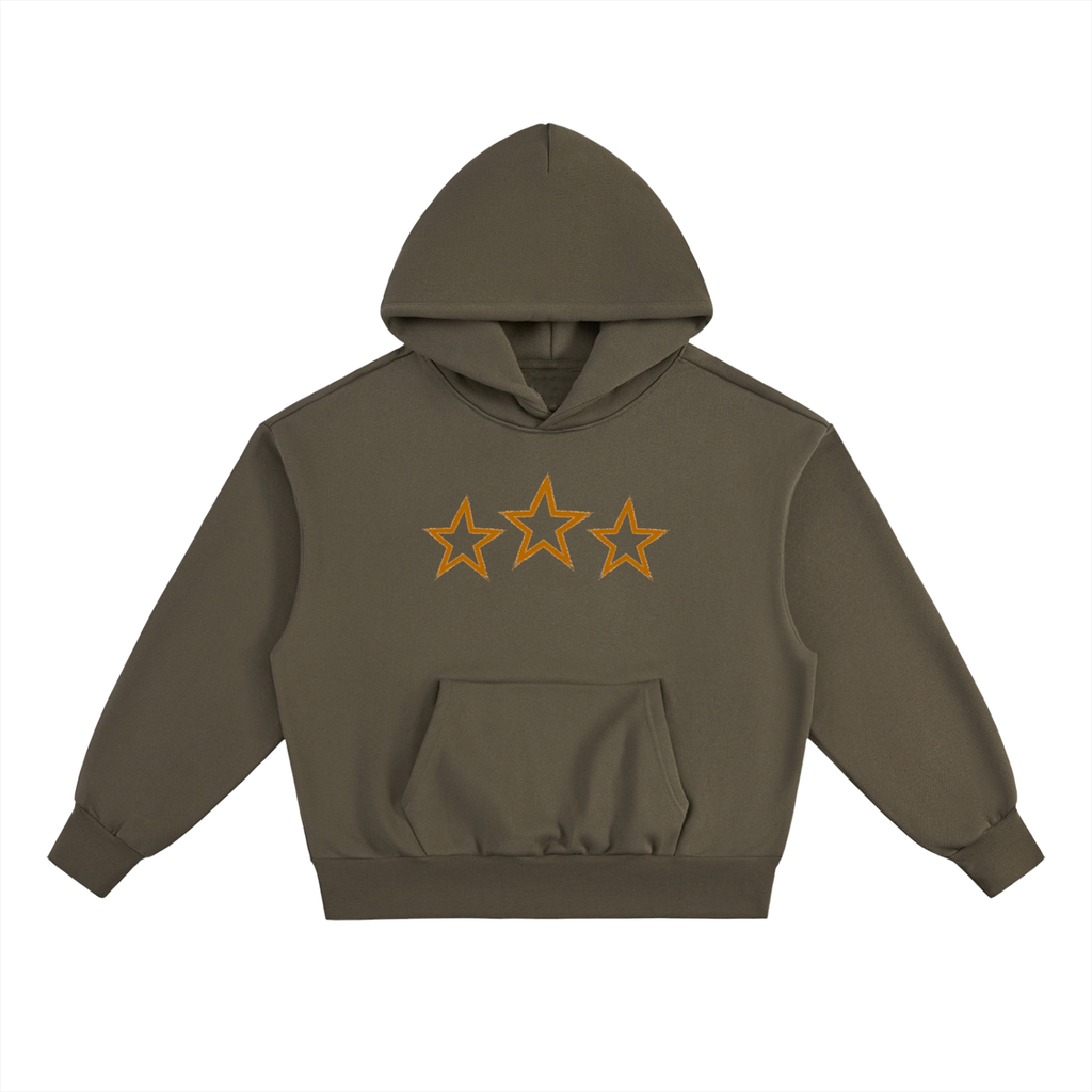 baggy 3 stars hoodie