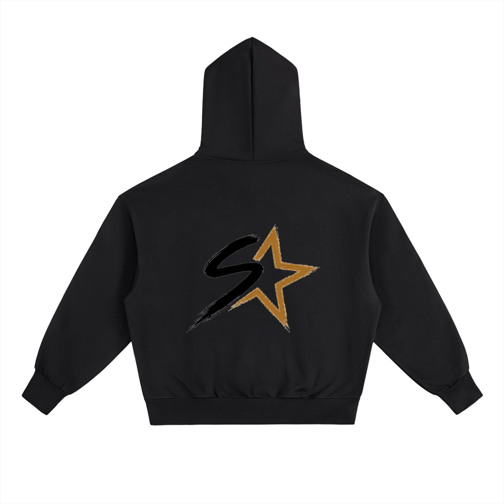 heavy simple baggy hoodie