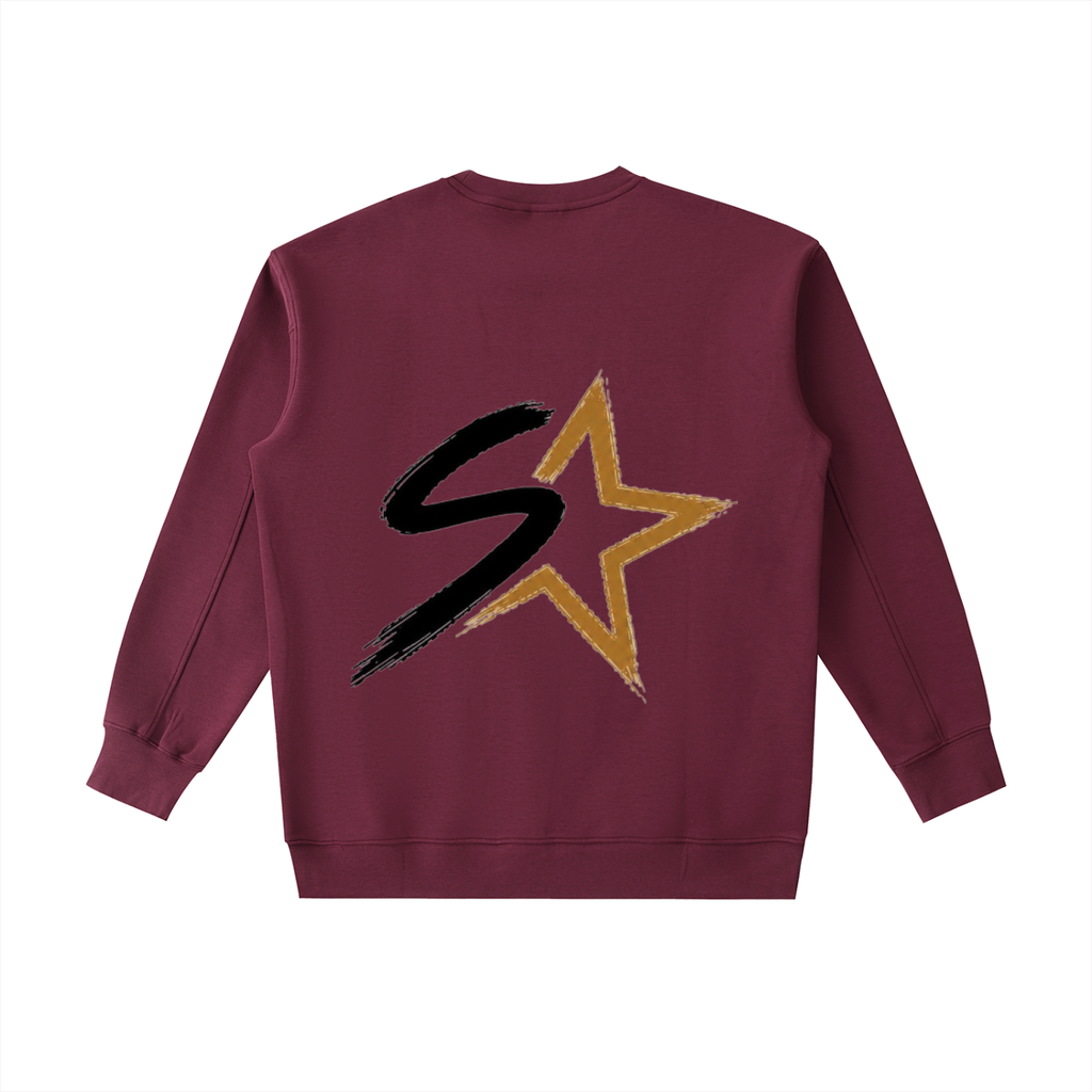 baggy crew-neck