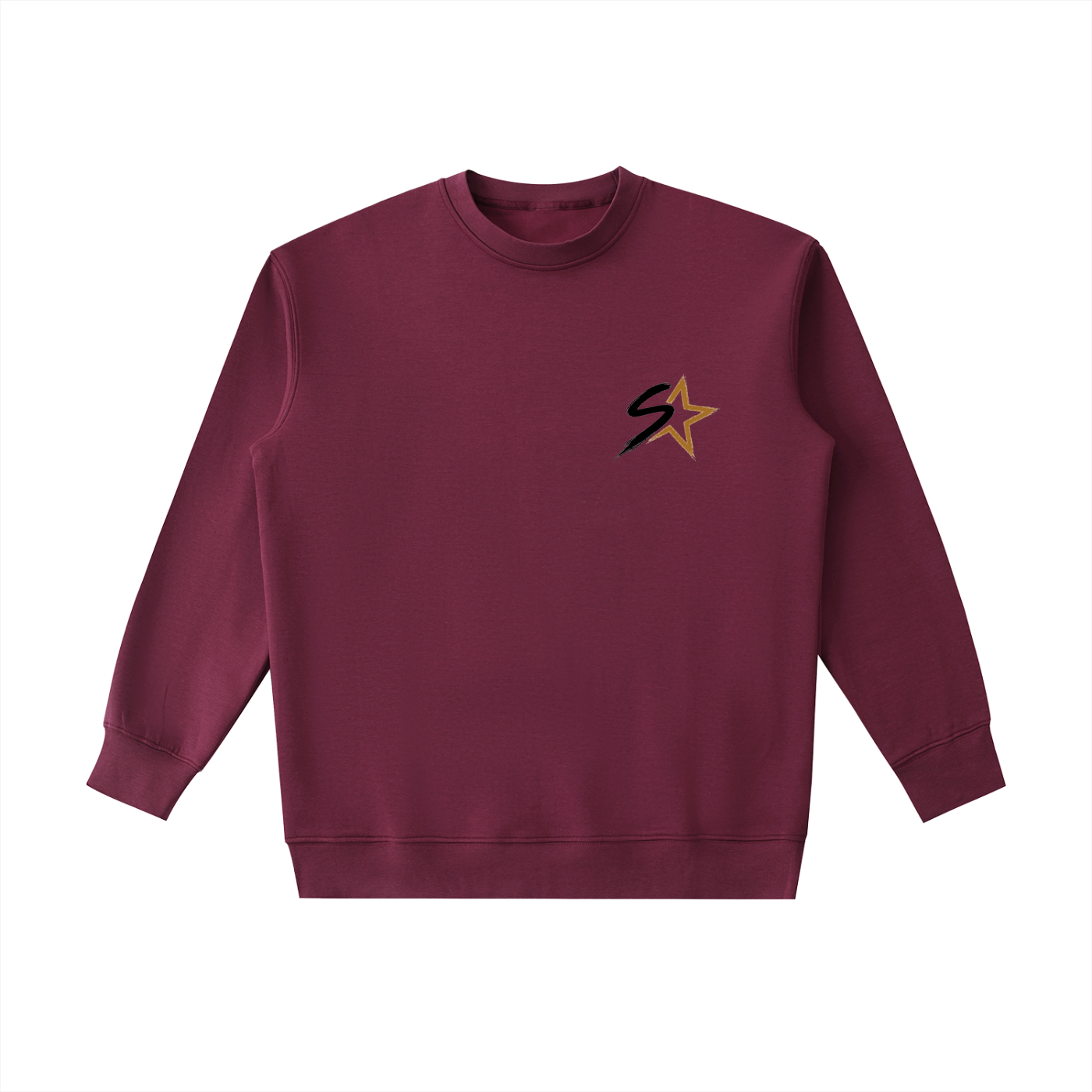baggy crew-neck