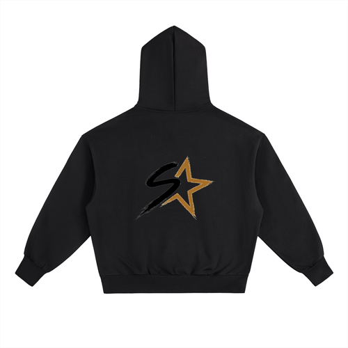 baggy 3 stars hoodie