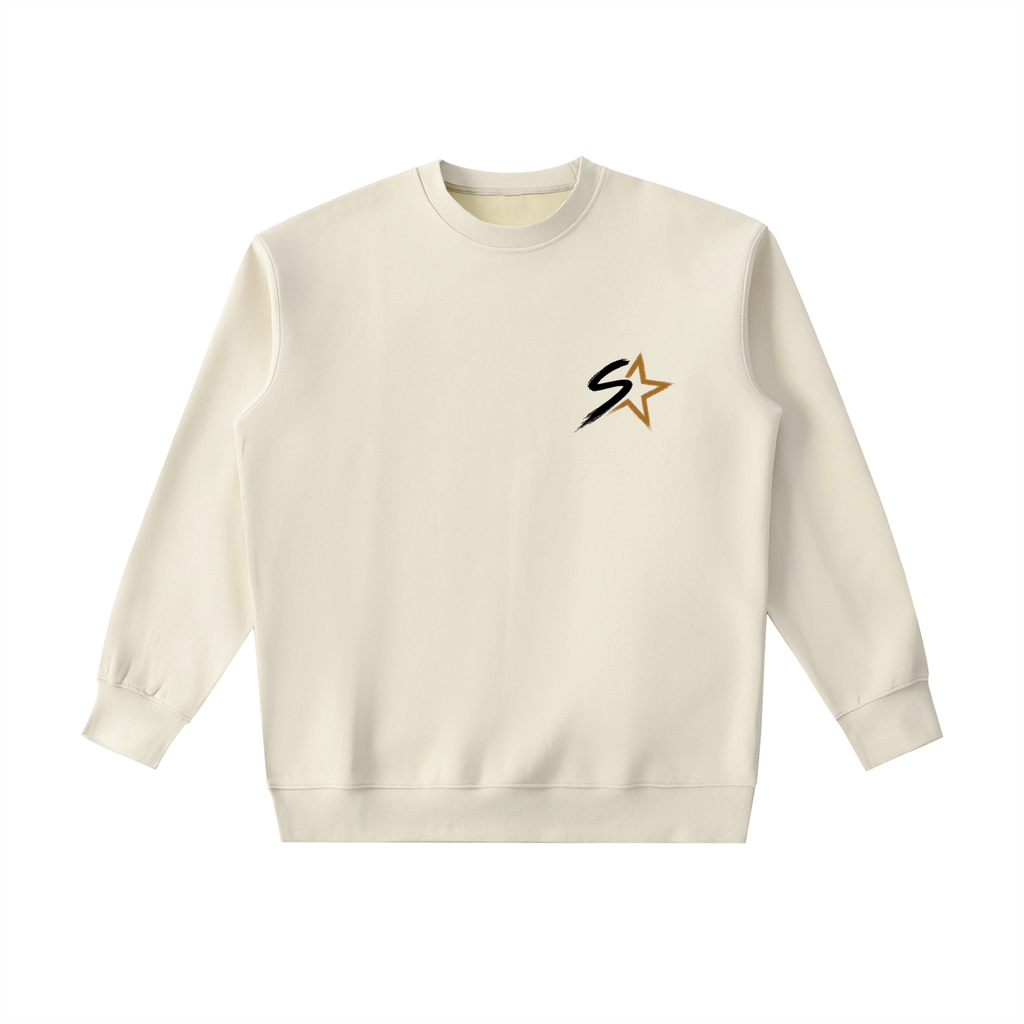 baggy crew-neck