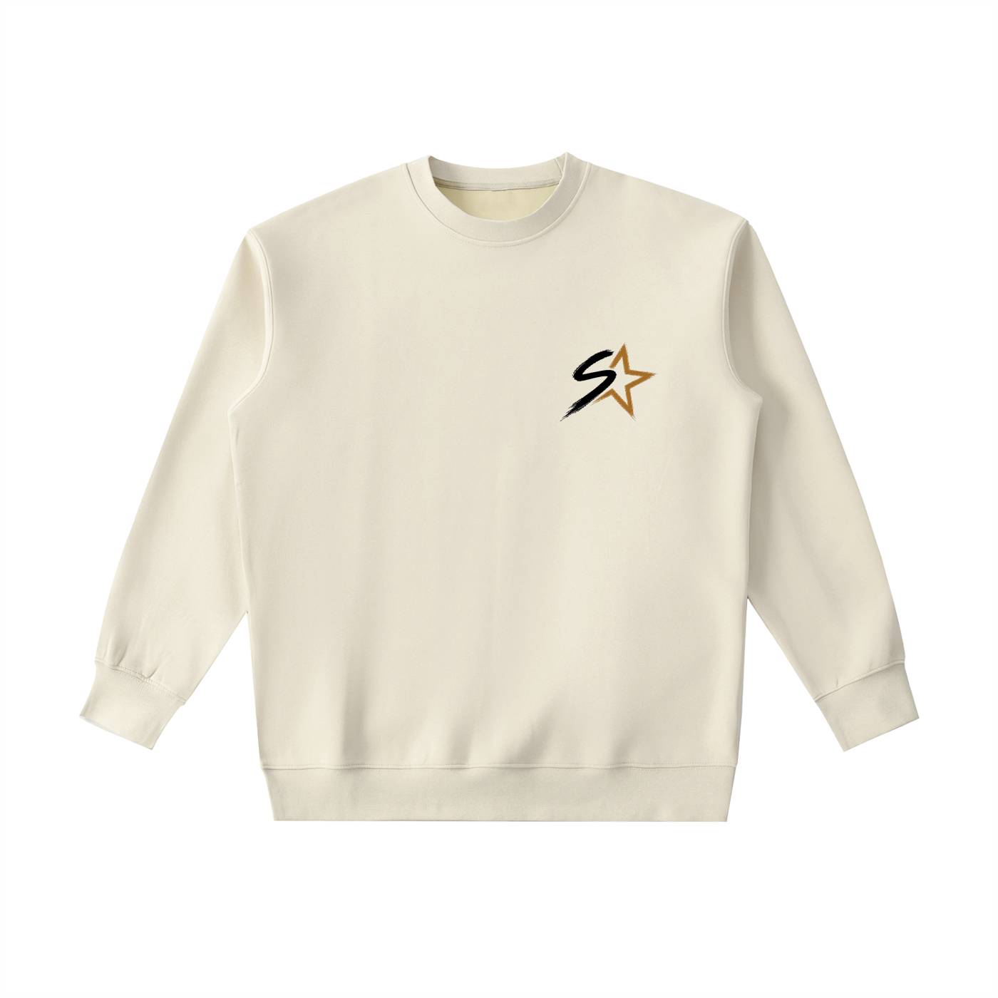baggy crew-neck