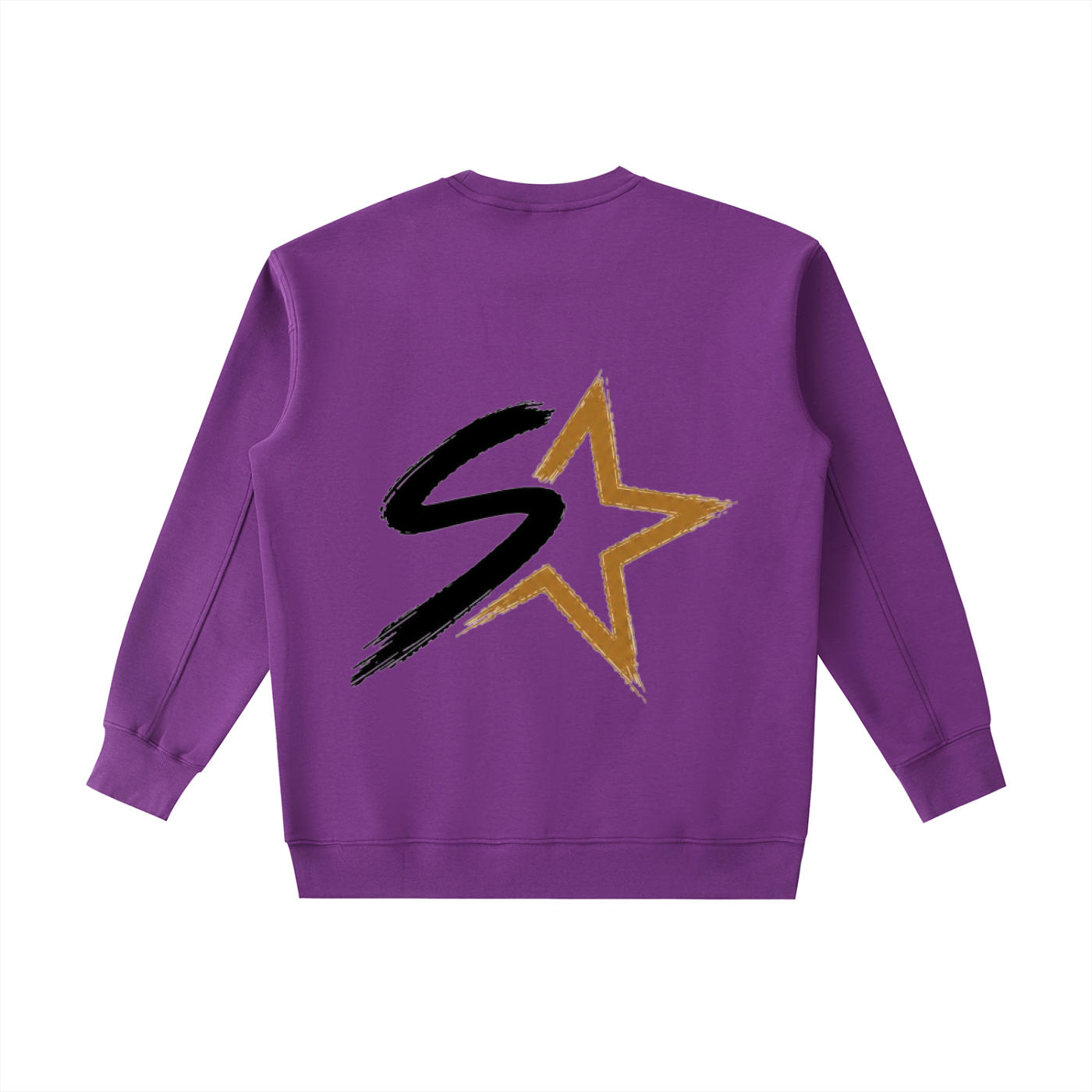 baggy crew-neck