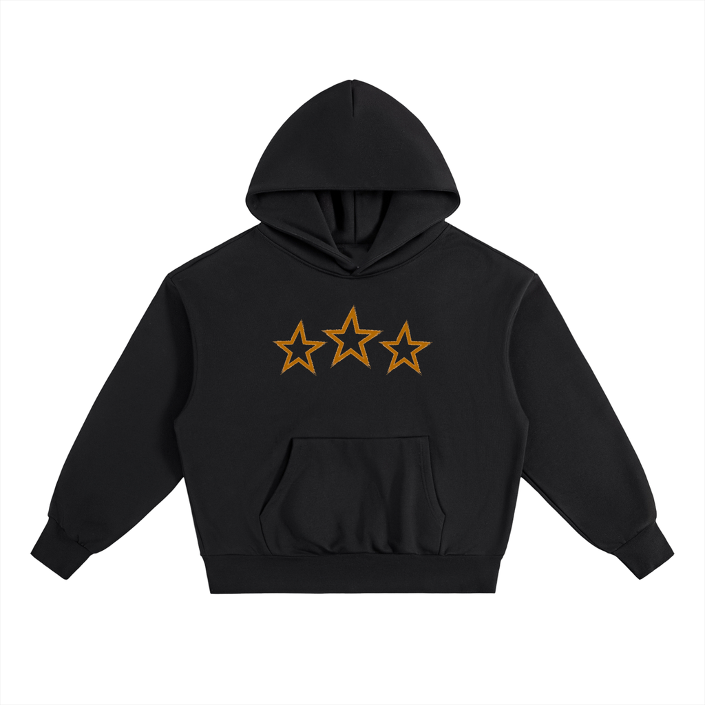 baggy 3 stars hoodie
