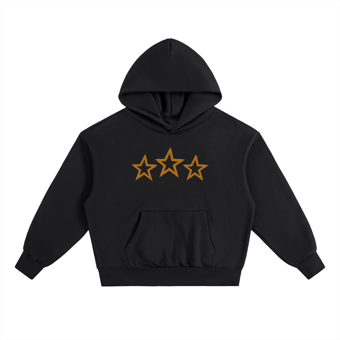 baggy 3 stars hoodie
