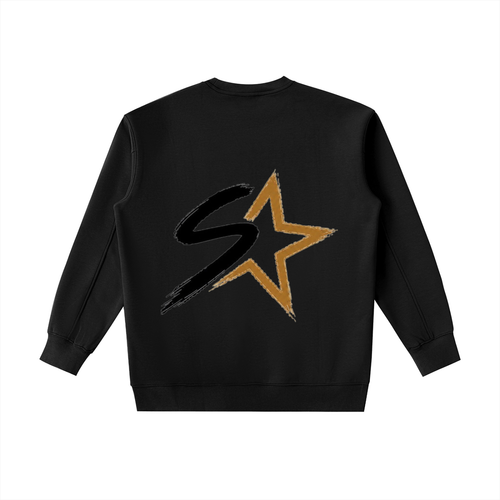 baggy crew-neck