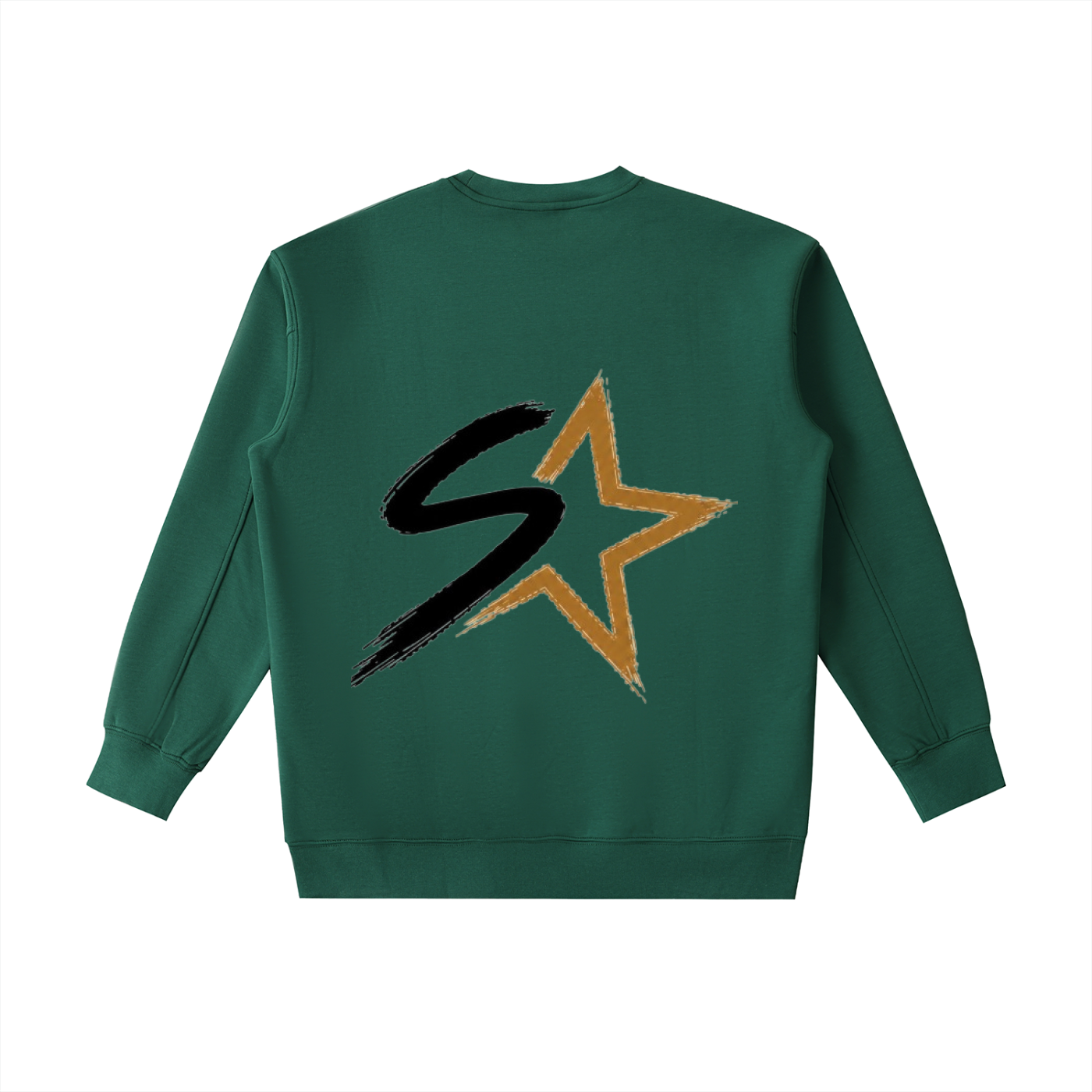 baggy crew-neck